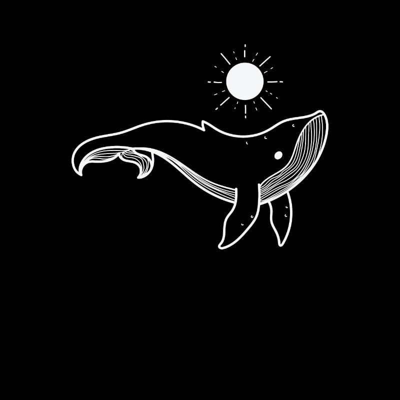 Wal mit Sonne