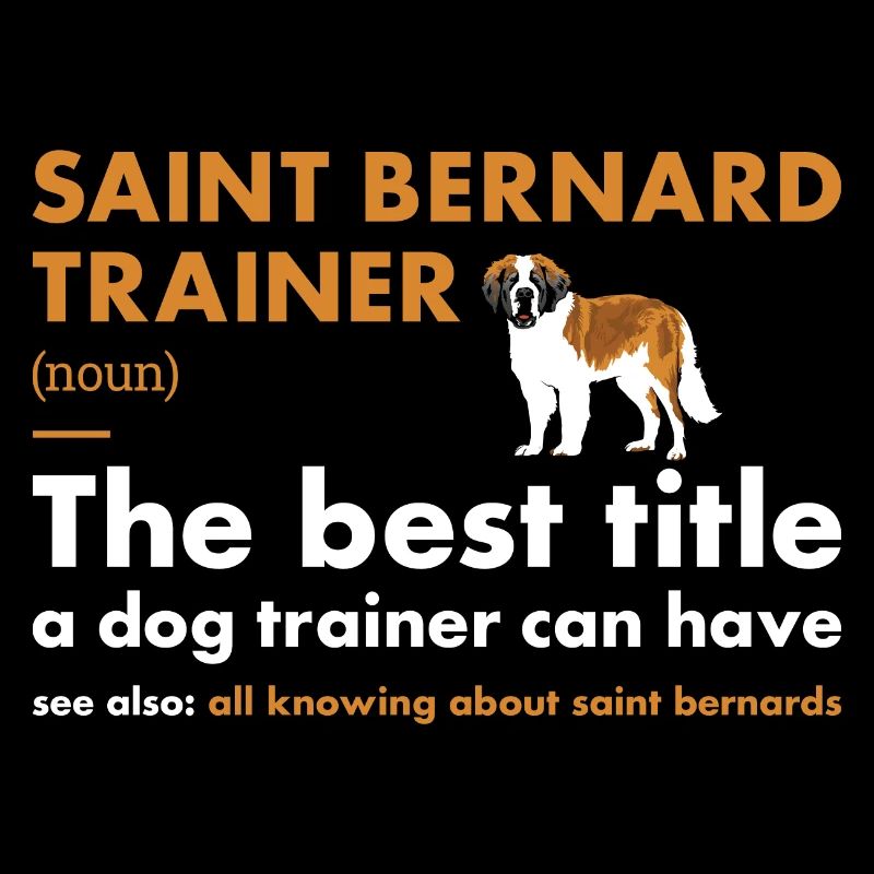 Saint Bernard Trainer Definiton