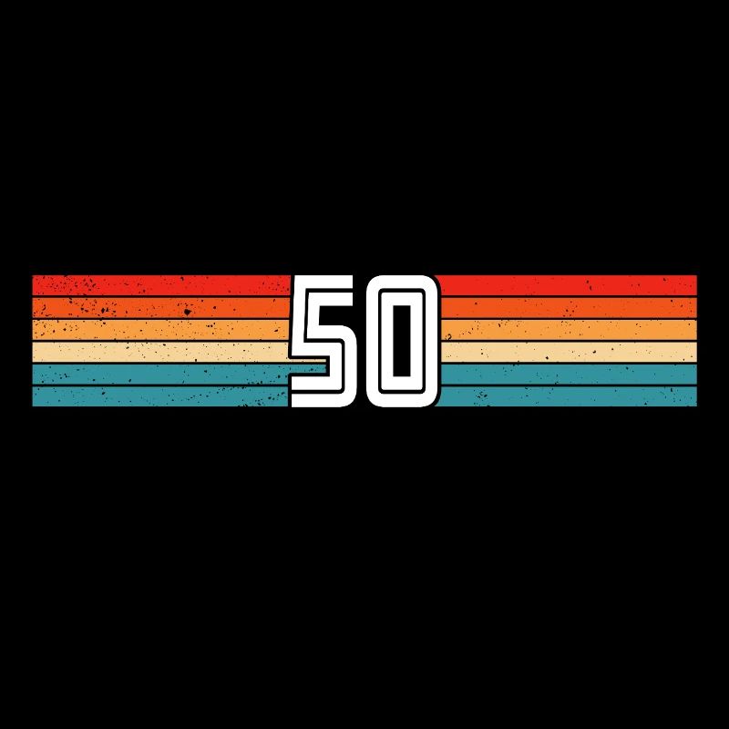 50 ans rétro 50e anniversaire