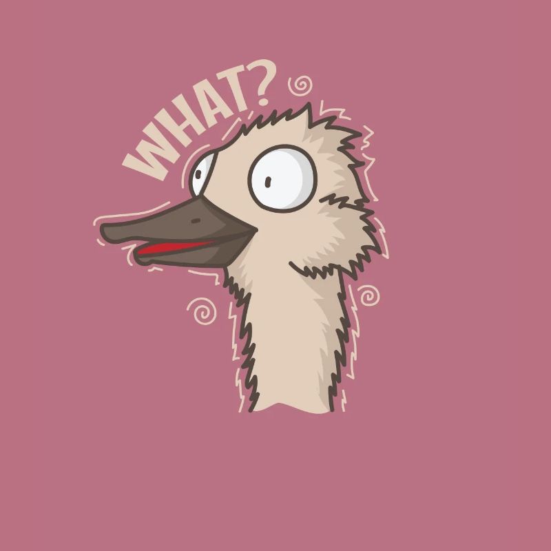 What? Strauß Vogel Tier Sprinter