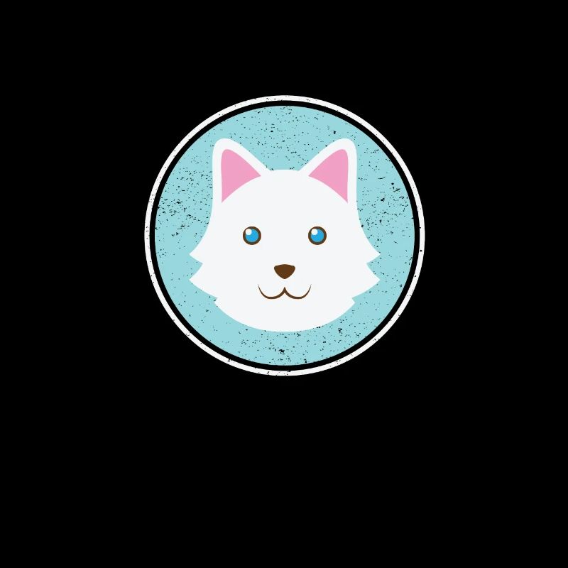 chien mignon avec une fourrure blanche