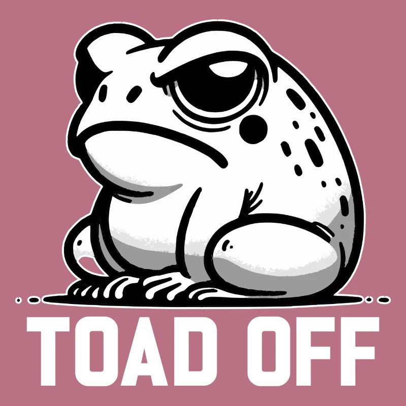 Vintage Frog Toad Meme Grumpy Frog Don't Toad Me