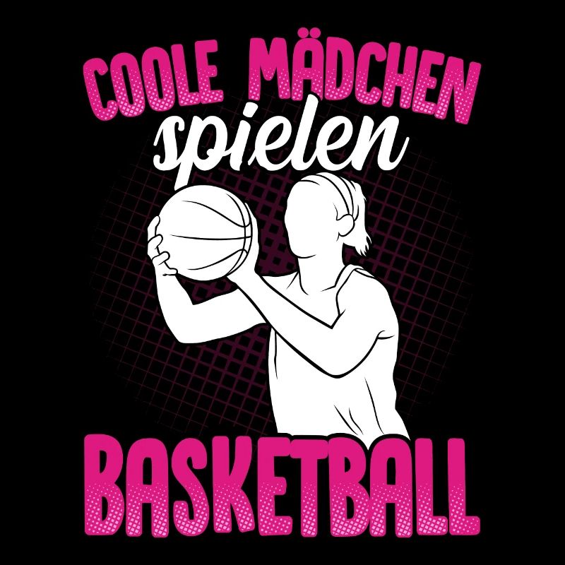 Geschenkidee Mädchen spielen Basketball