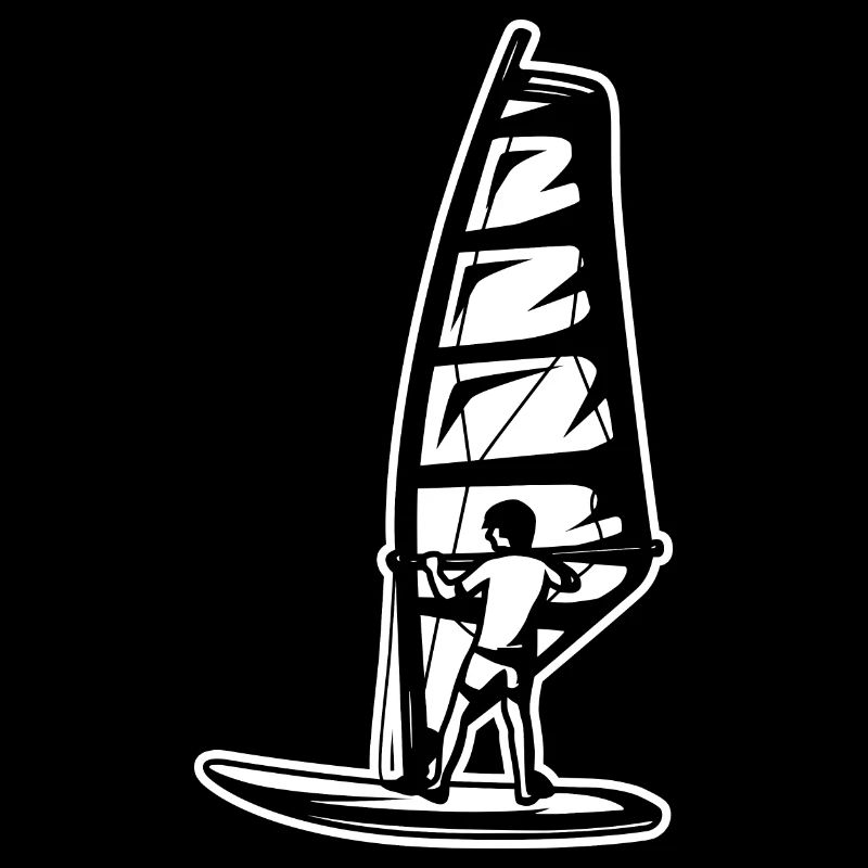 Garçon de planche à voile