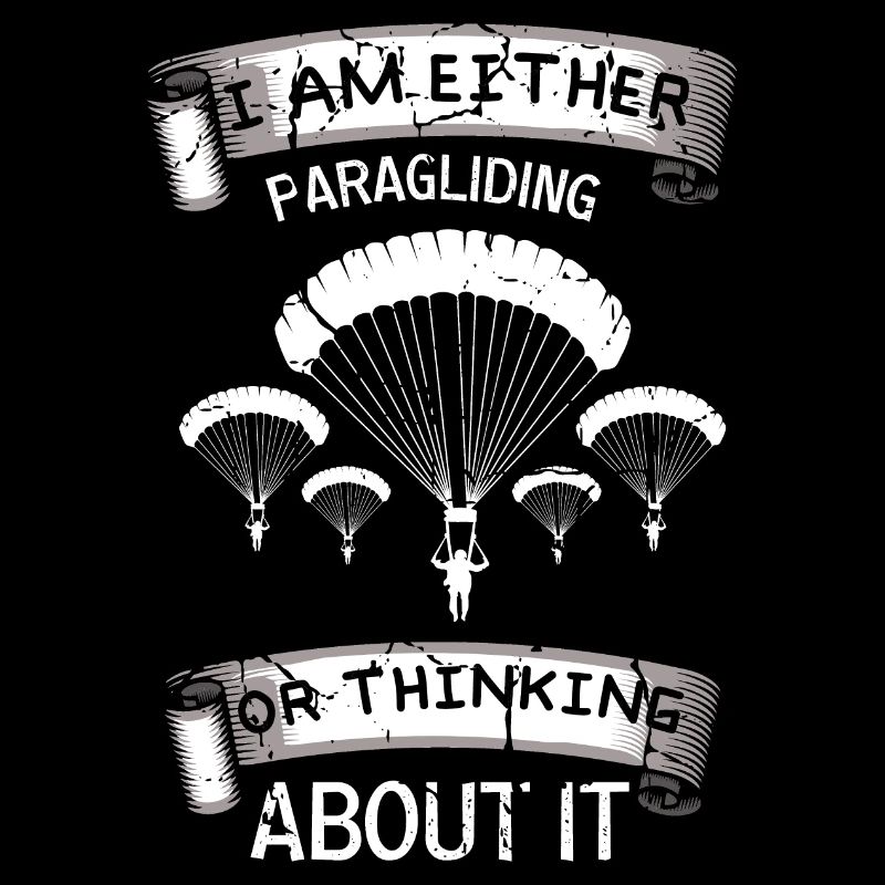 Paragliding or thinking. Paragliding coach. Gesche