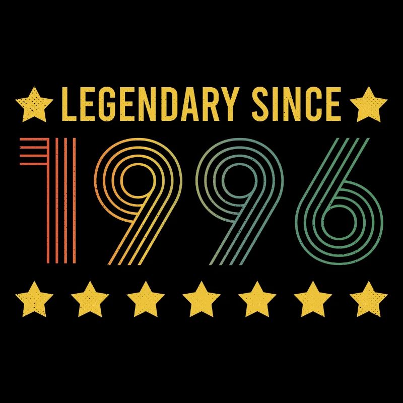 Vintage Legendary since 1996 Geburtstag Retro