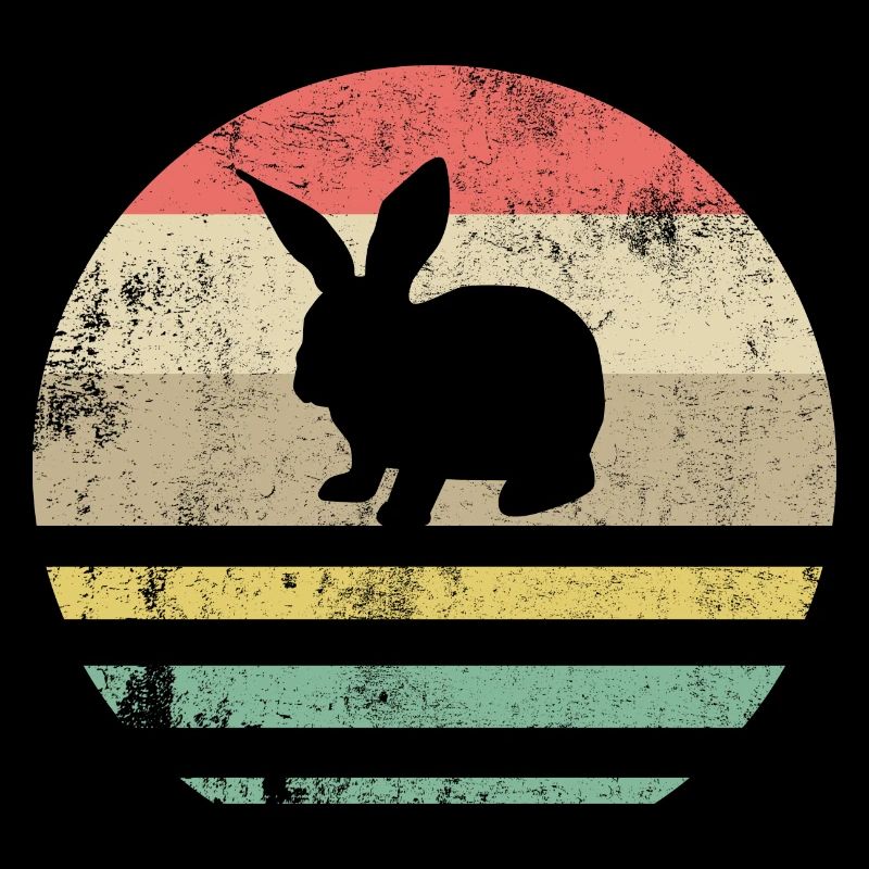 Easter Rabbit Retro Gift