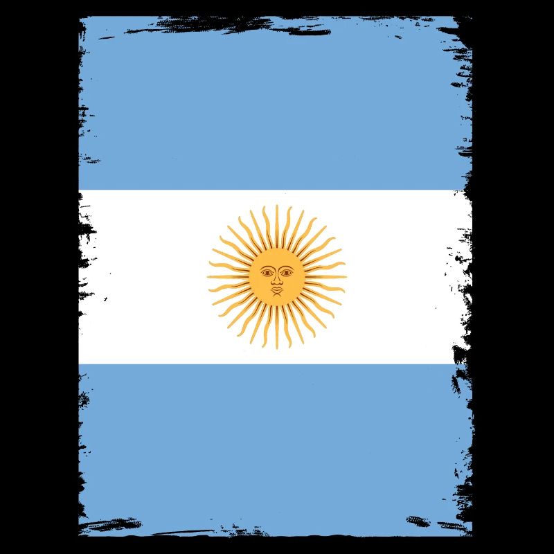 Drapeau de l’Argentine Amérique du Sud Drapeau de l’Argentine