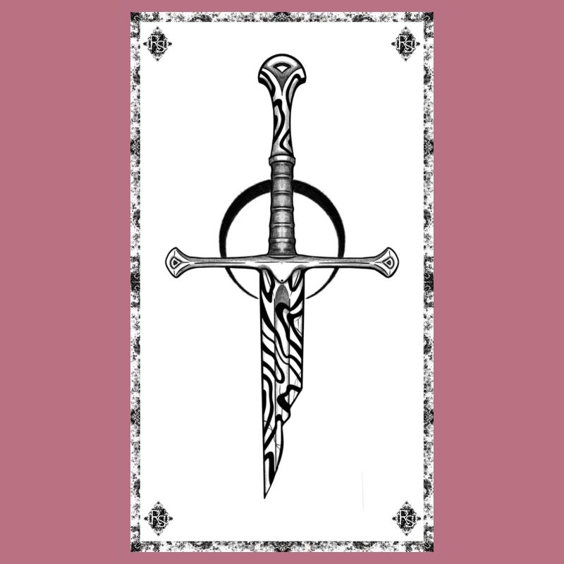 Gothic Zebra Sword