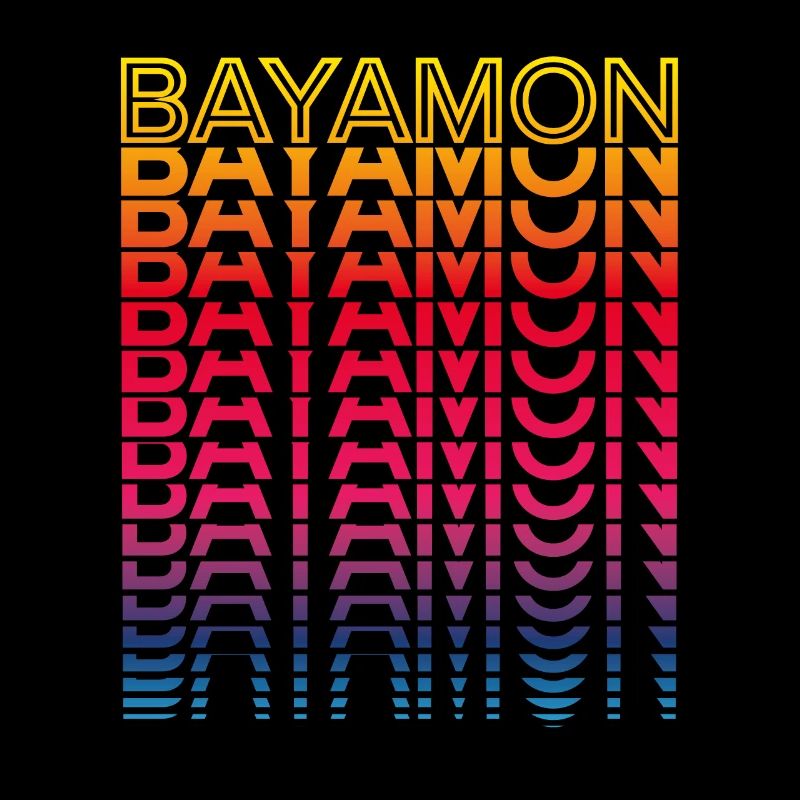 Retro Nostalgic USA City - Rainbow Bayamon