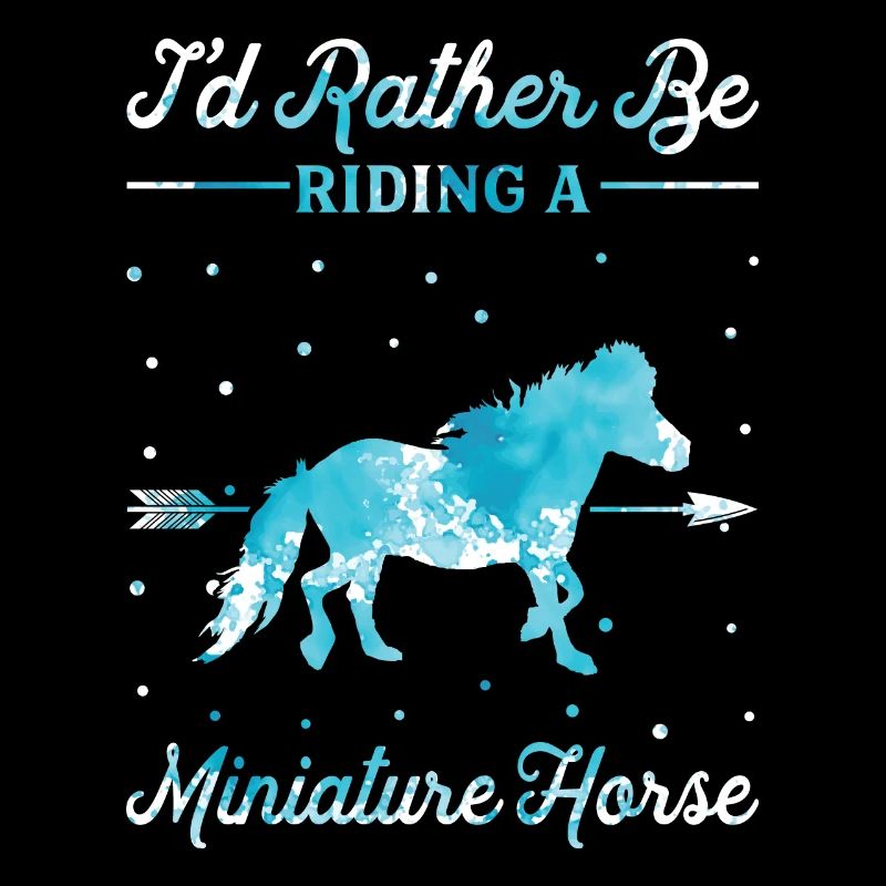 Monter un cheval miniature