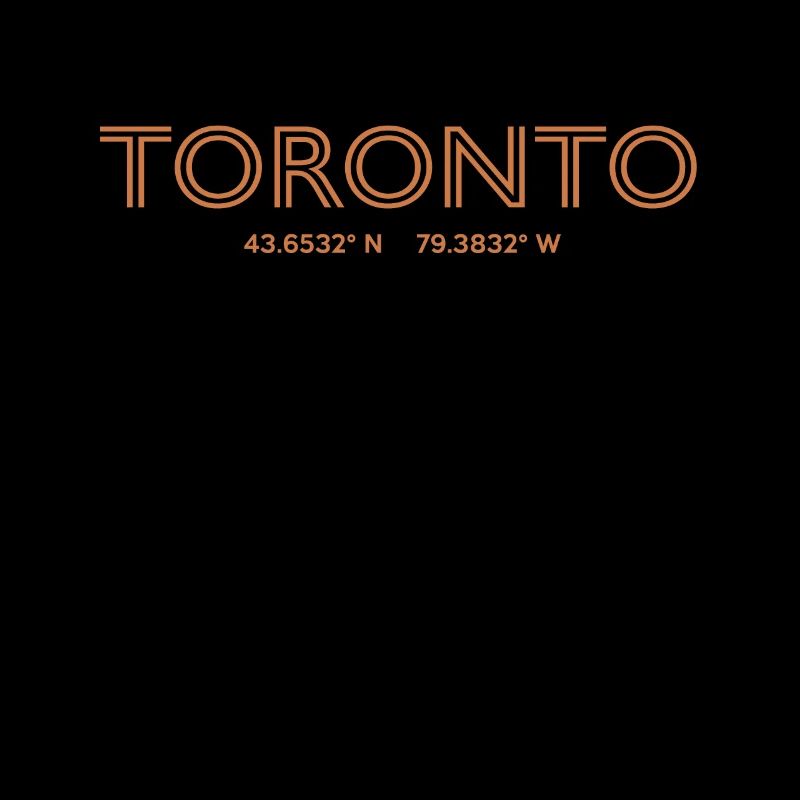 Canada City Coordinates - Toronto