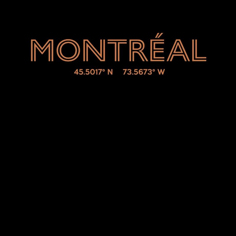 Canada City Coordinates - Montréal