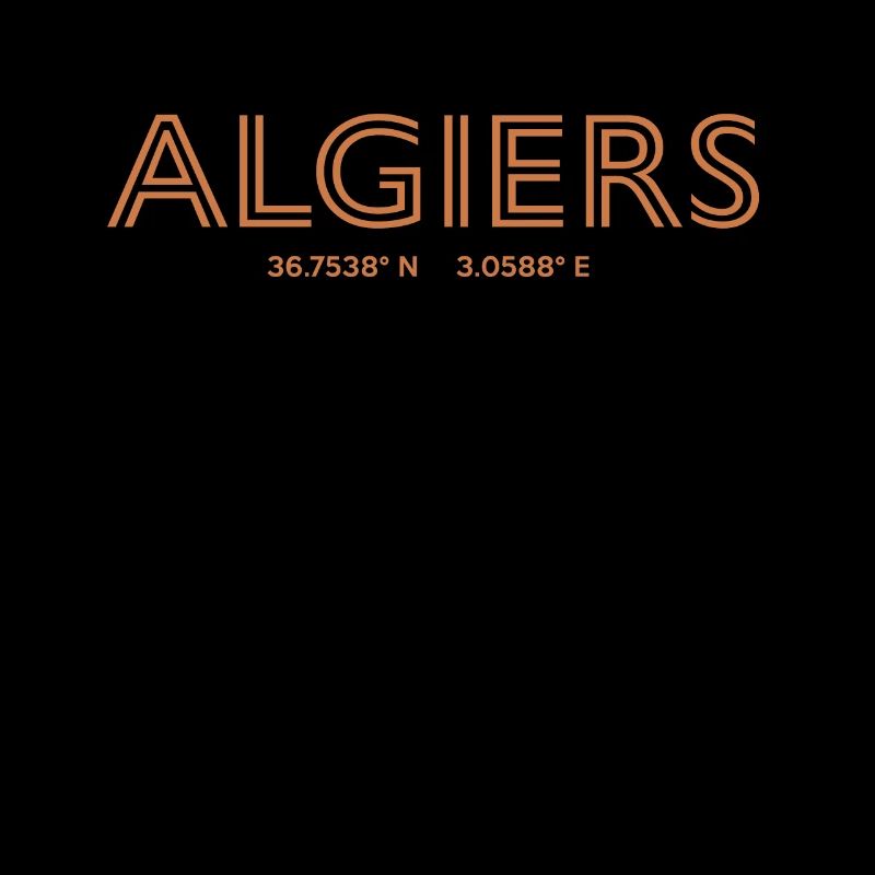 Algeria City Coordinates - Algiers