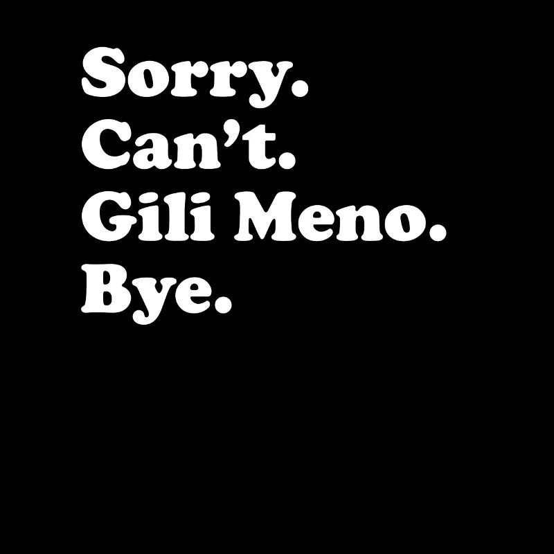 Désolé ne peut pas Bye - Gili Meno