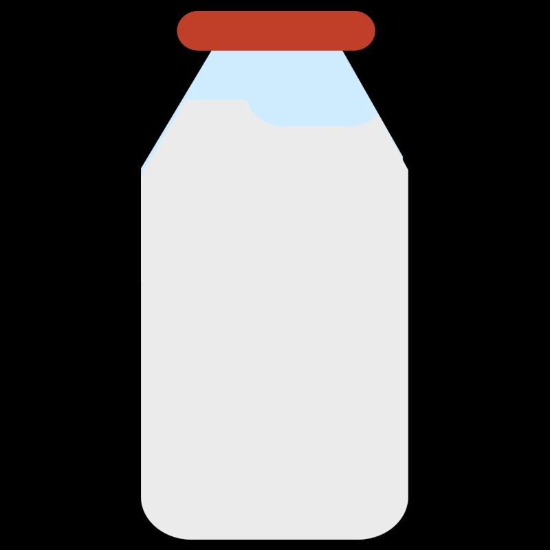 Bouteille de lait, conception de lait