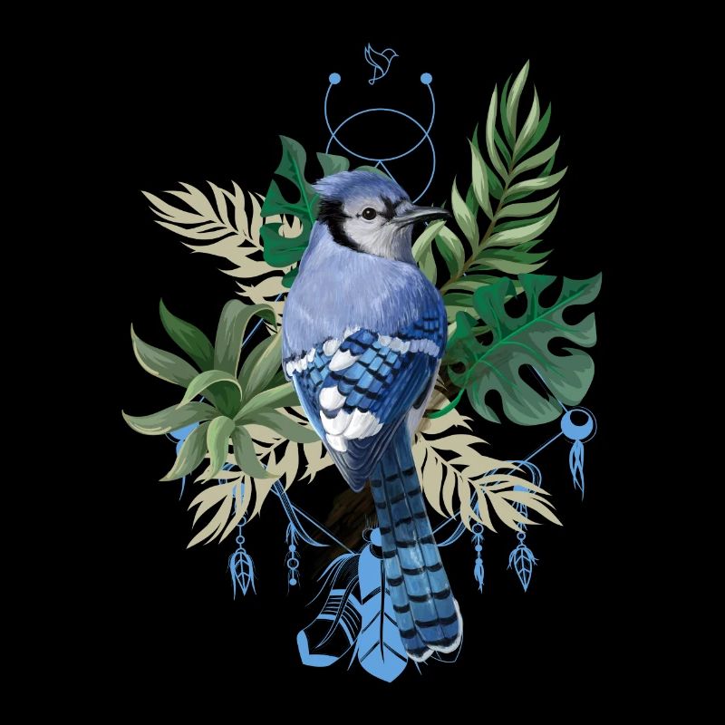 Tropical Bird Summer Gift Energy Flower Type
