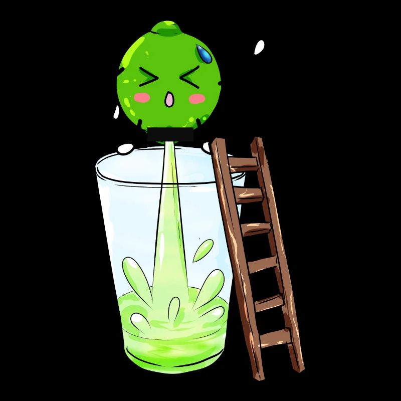Limette pinkelt Limonade