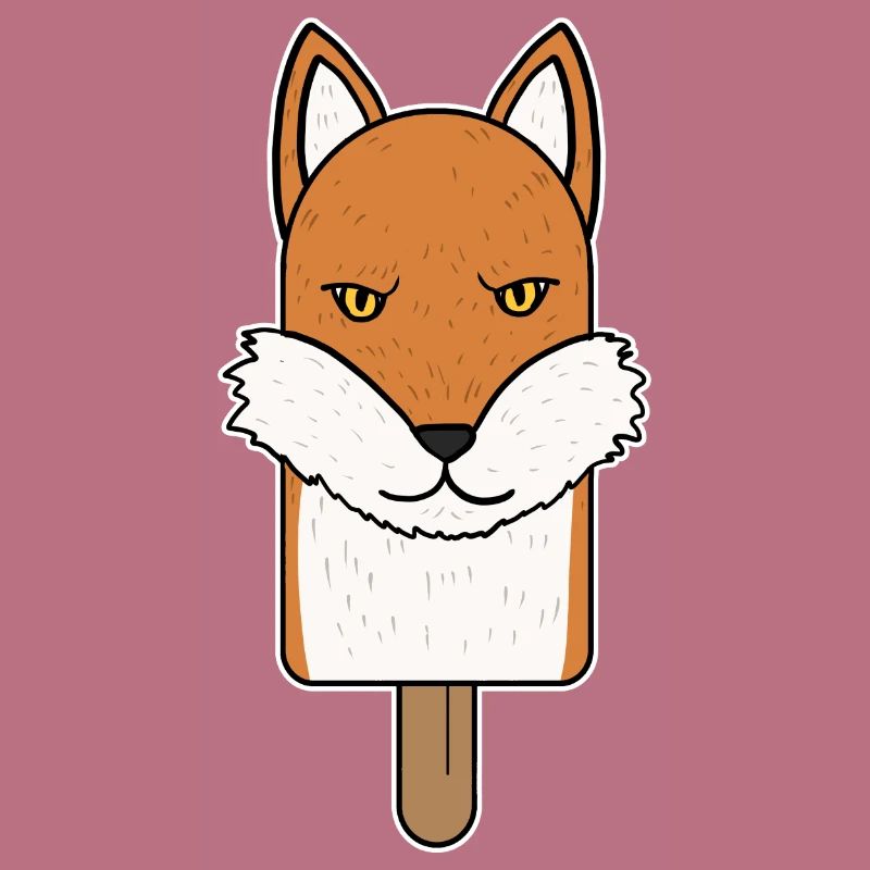 Fox Head Popsicle