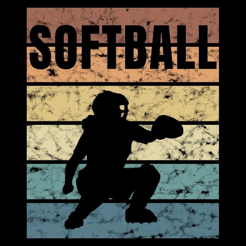 Softball Basepall Schläger Pitcher Catcher