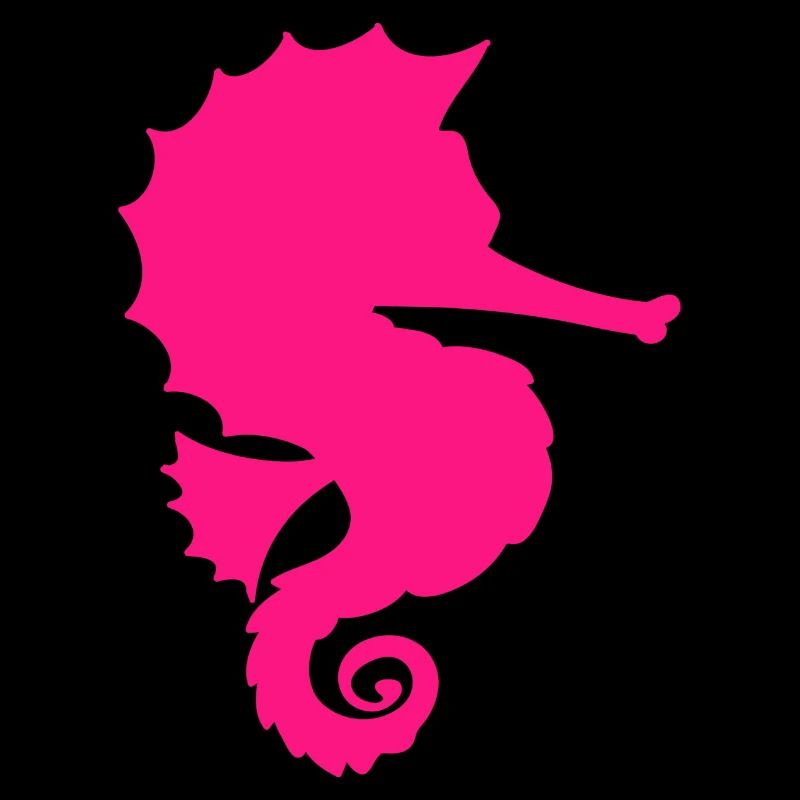 Seepferdchen pink Kinder Geschenk schwimmen Meer