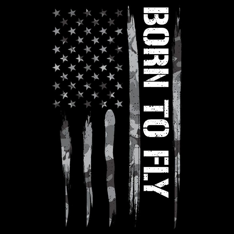Born To Fly - Drapeau américain