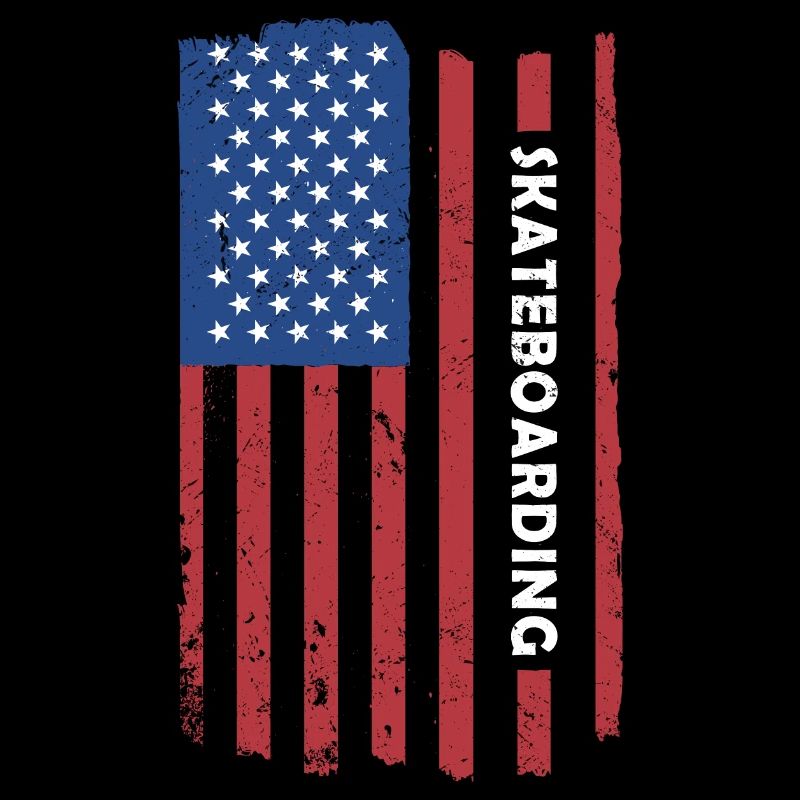 Sport Us Flag Skateboard