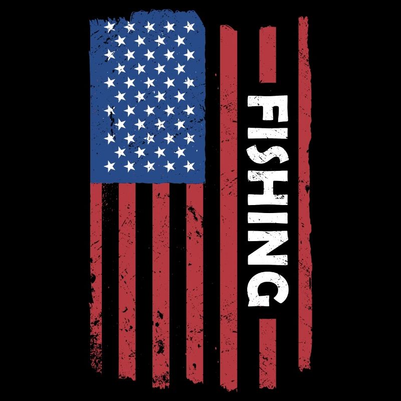 Fisher Us Flag Fishing
