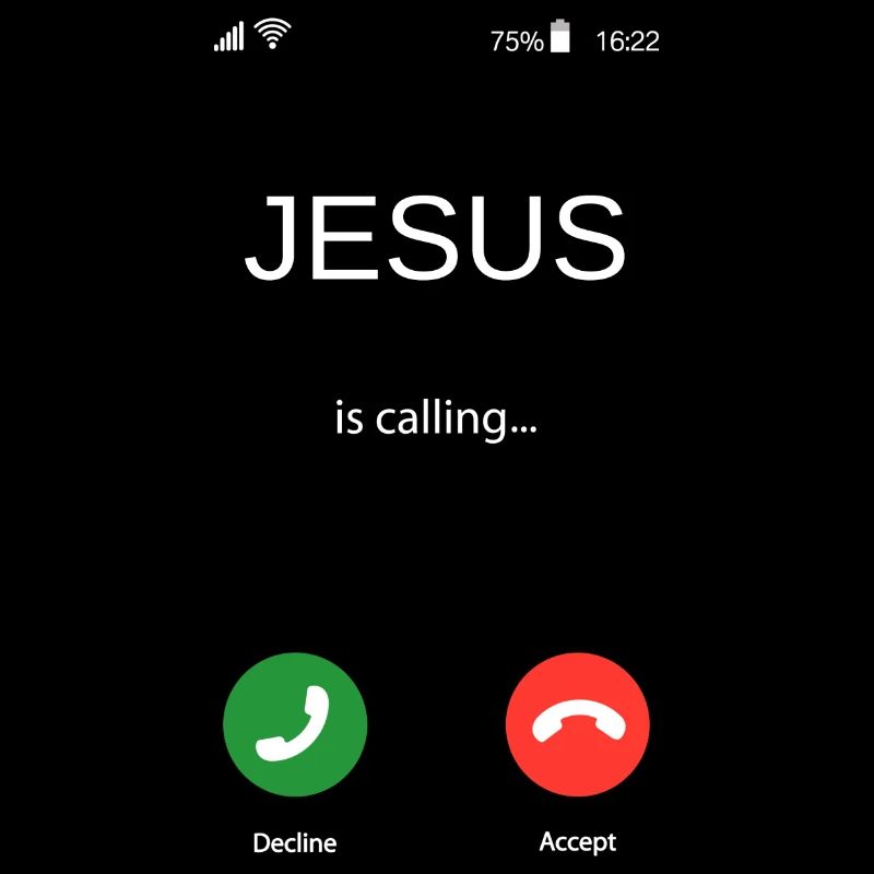 Jesus is Calling Telefon Lustig Geschenk