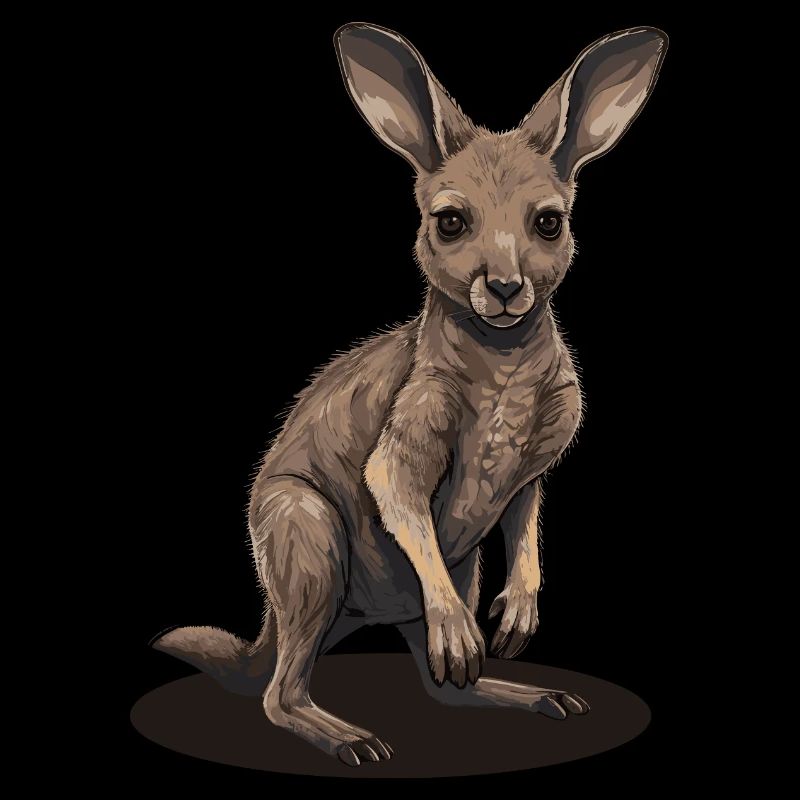 Känguru Baby Känguru Beuteltier Kangaroo