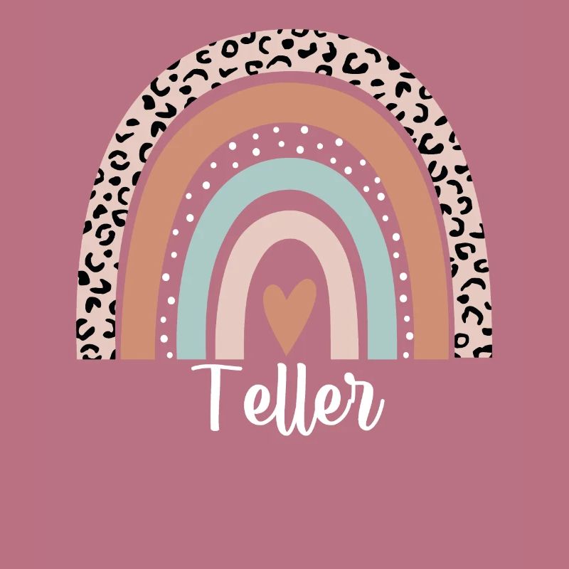 Teller Rainbow Leopard Funny Teller Appreciation