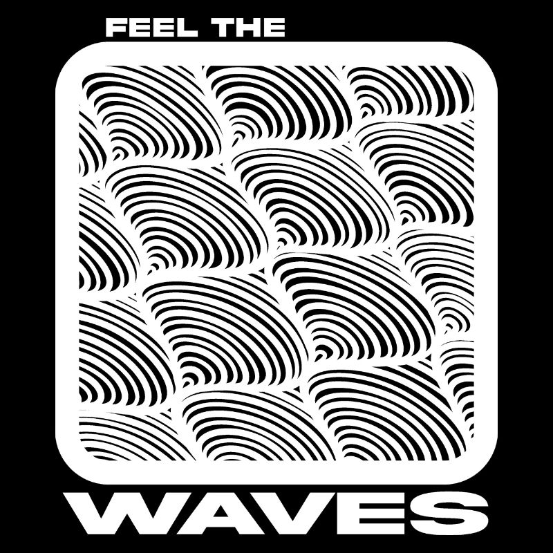 Feel The Waves #2 - Black Shirt