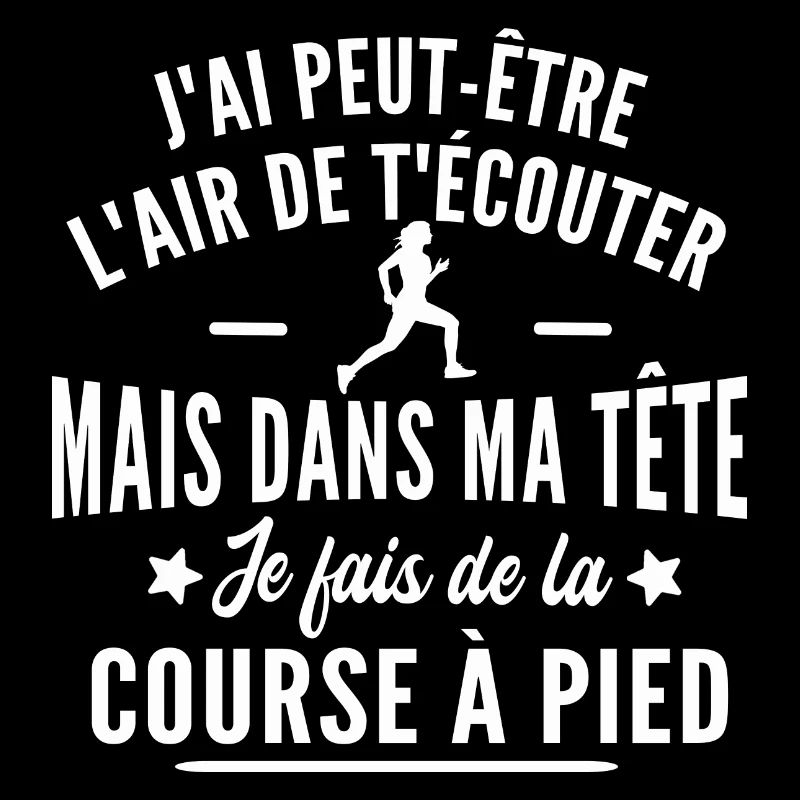 je fais de la course à pied / cadeau course à pied