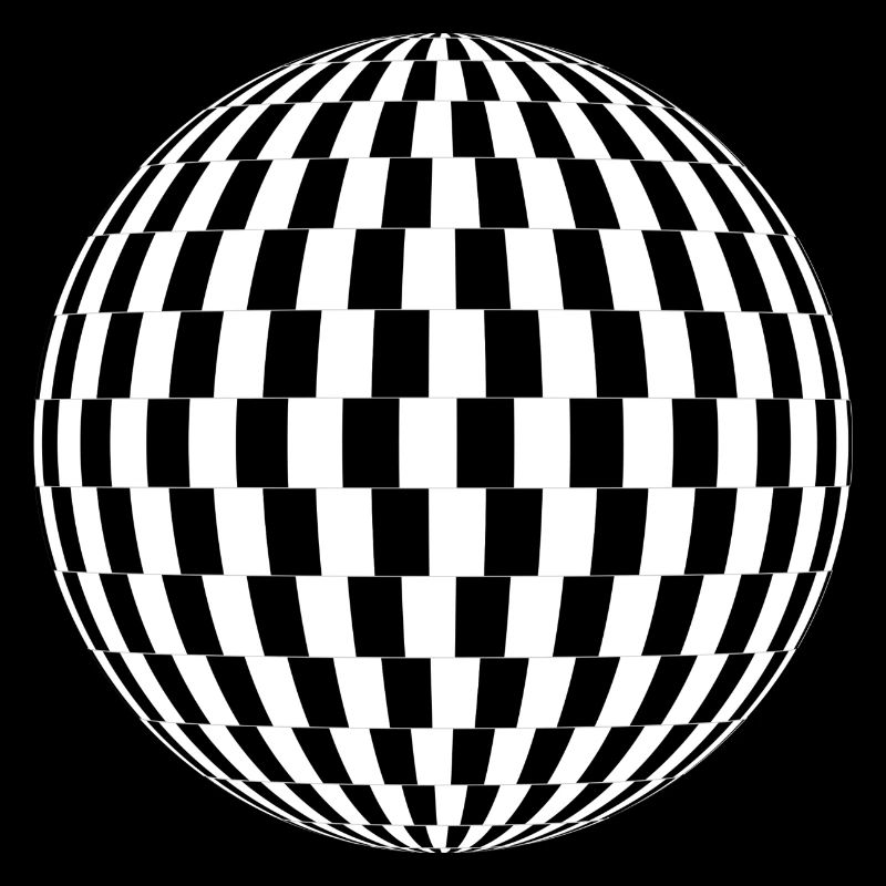 Boule formes abstraites idée cadeau
