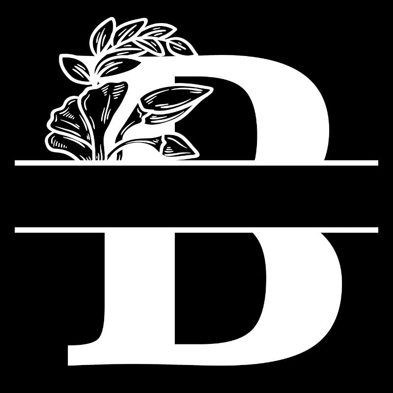 Personalisierter floraler B-Brief