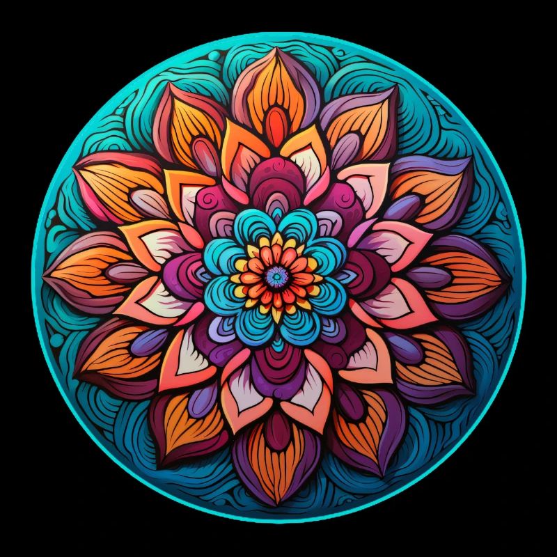 Relaxation de la fleur de mandala
