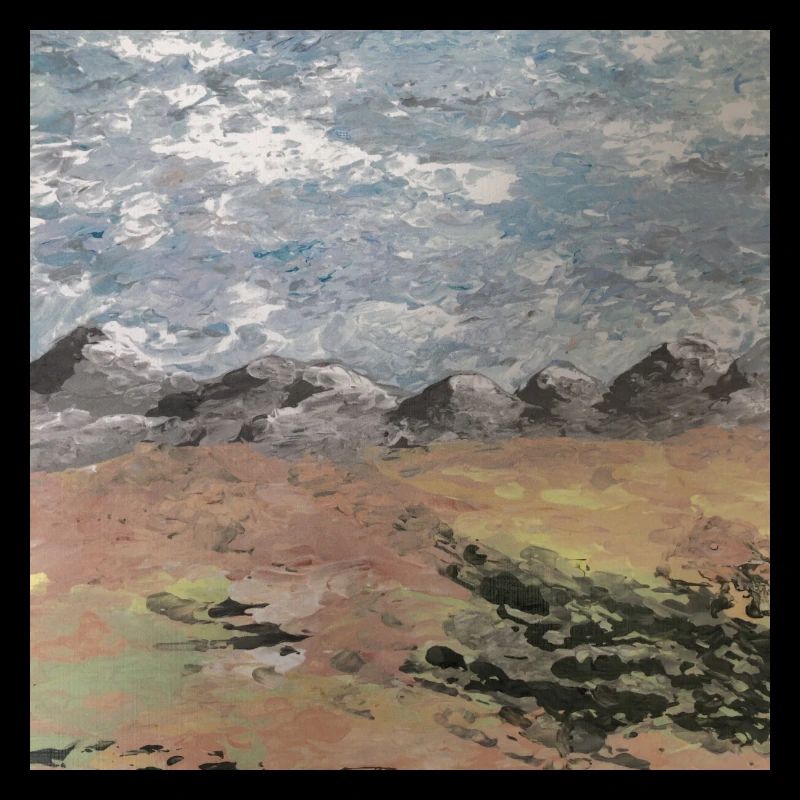 Landschaft mit Bergen