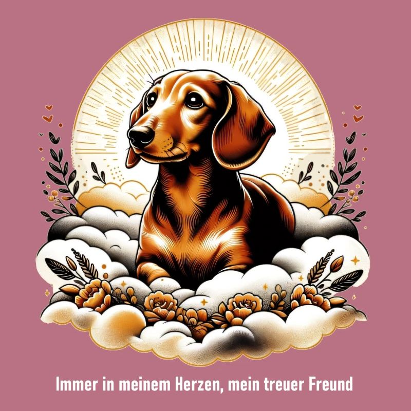 Coping with grief rainbow bridge Dachshund