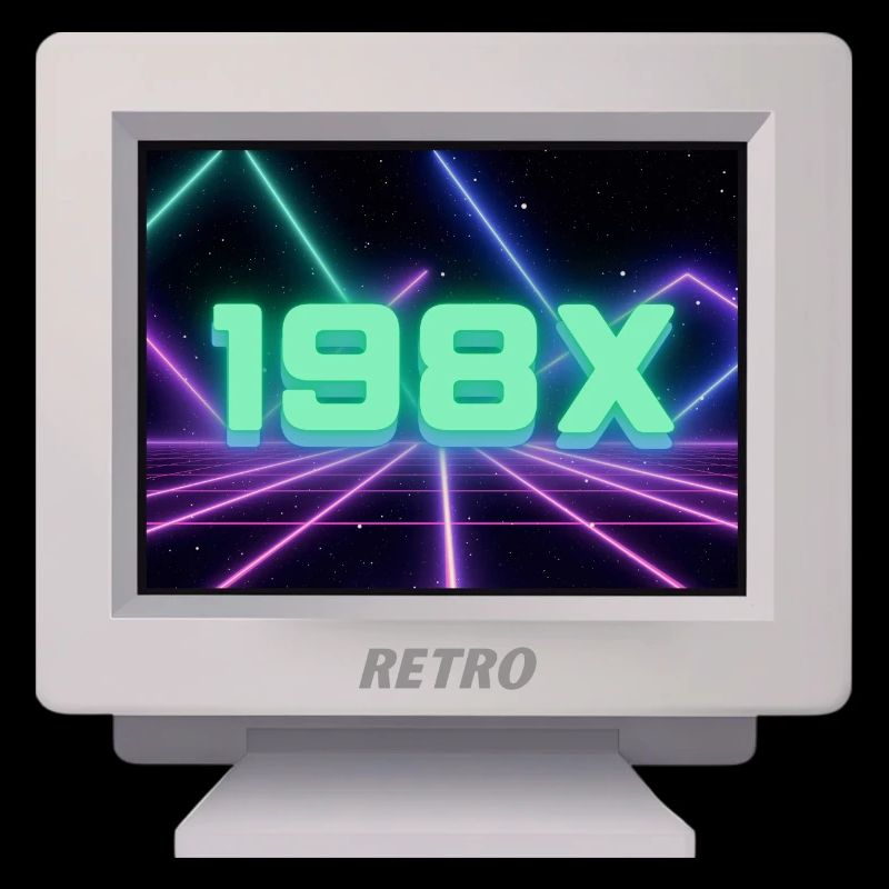 CRT Design - Retro 80's