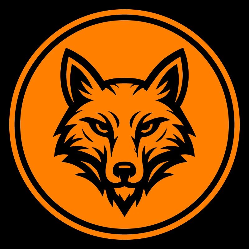 Icône de tête de renard