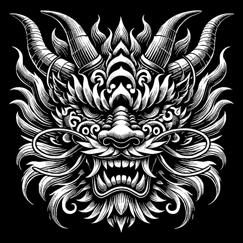 Drachenmaske