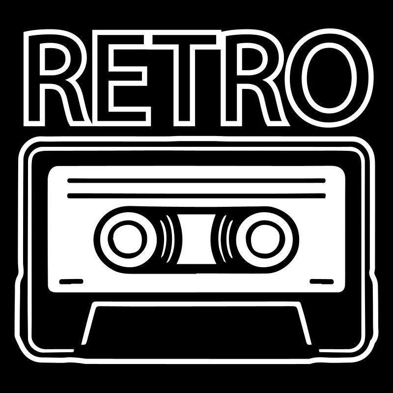 Oldschool Kassette - RETRO Design