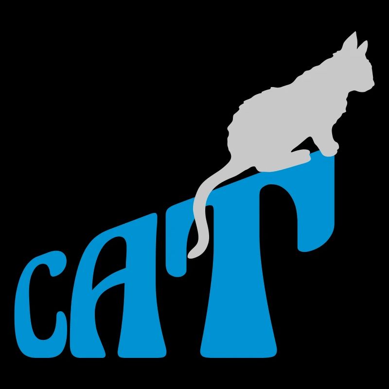 Texte Logo de l’animal de compagnie Cat
