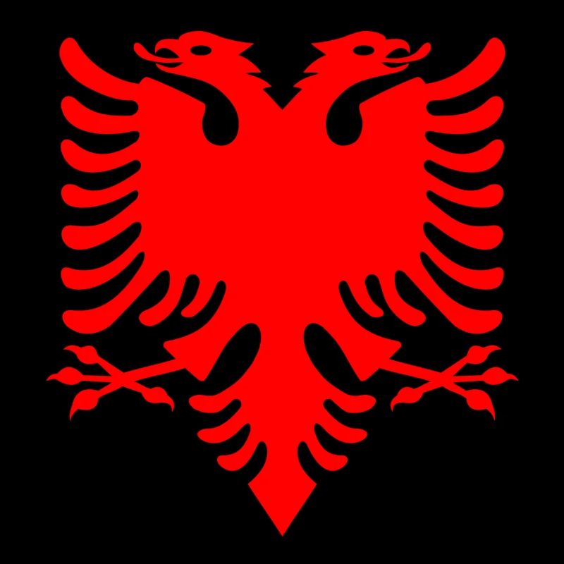 red double-headed eagle Albanian Double Eagle