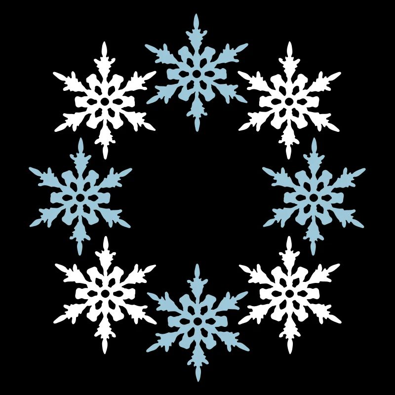 winter ring circle round pattern design cool cold sc
