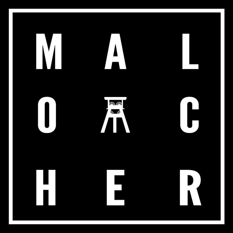 Malocher mit Förderturm