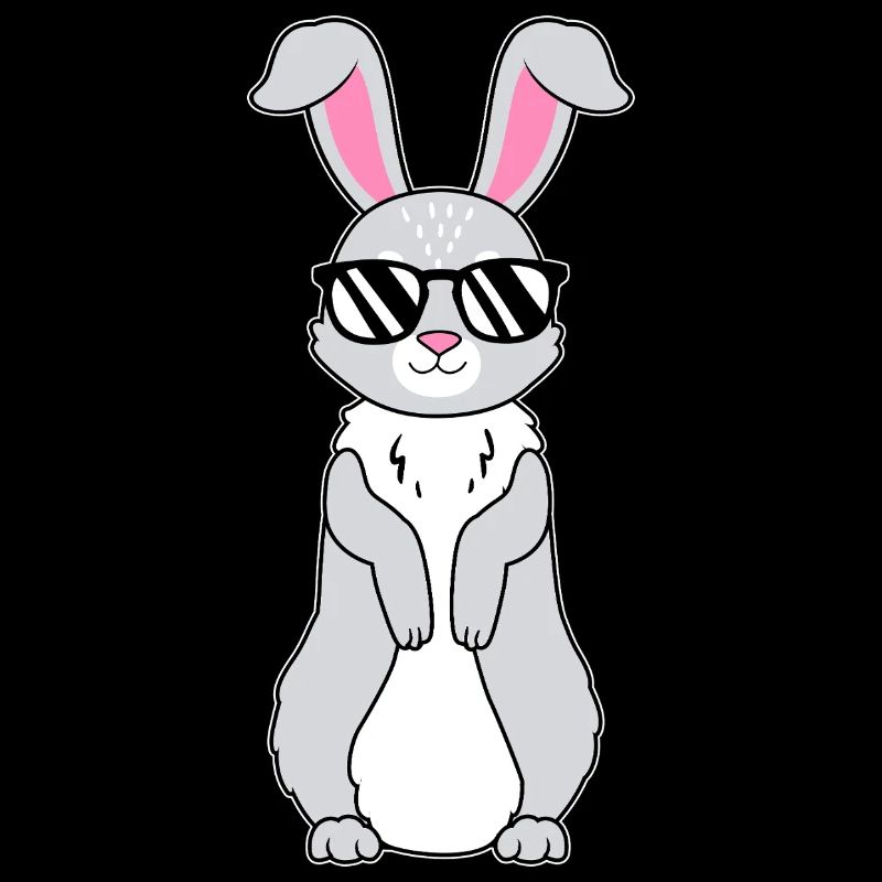 Bunny with Sunglasses Rabbit Bunny Lover