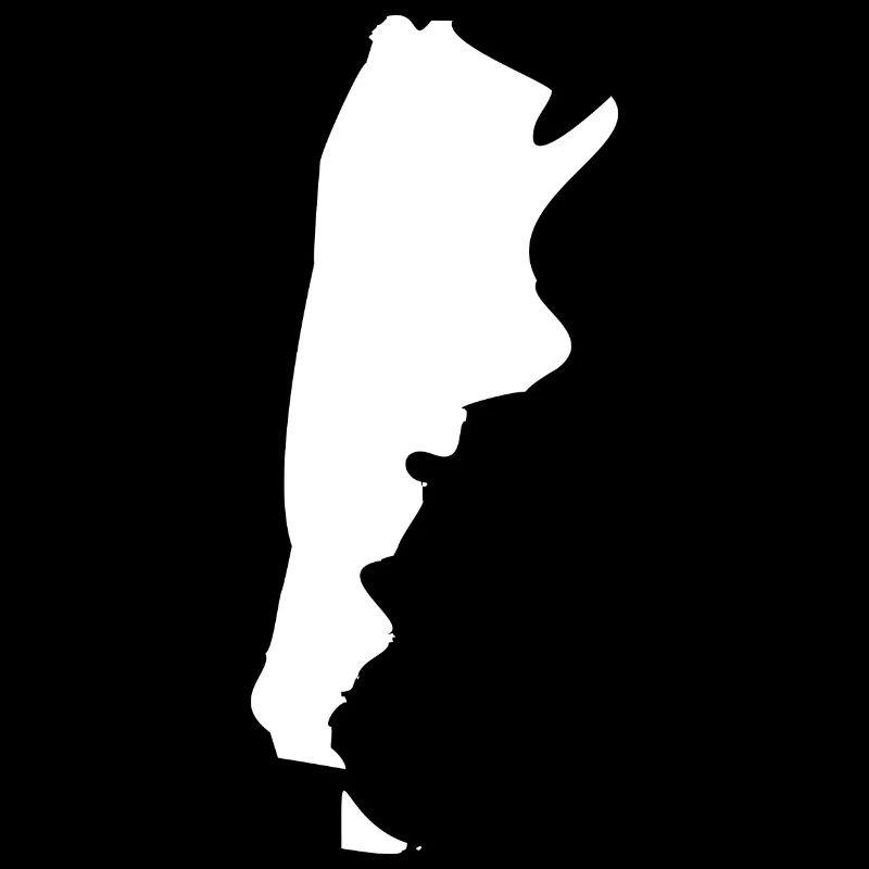 Argentina map flag