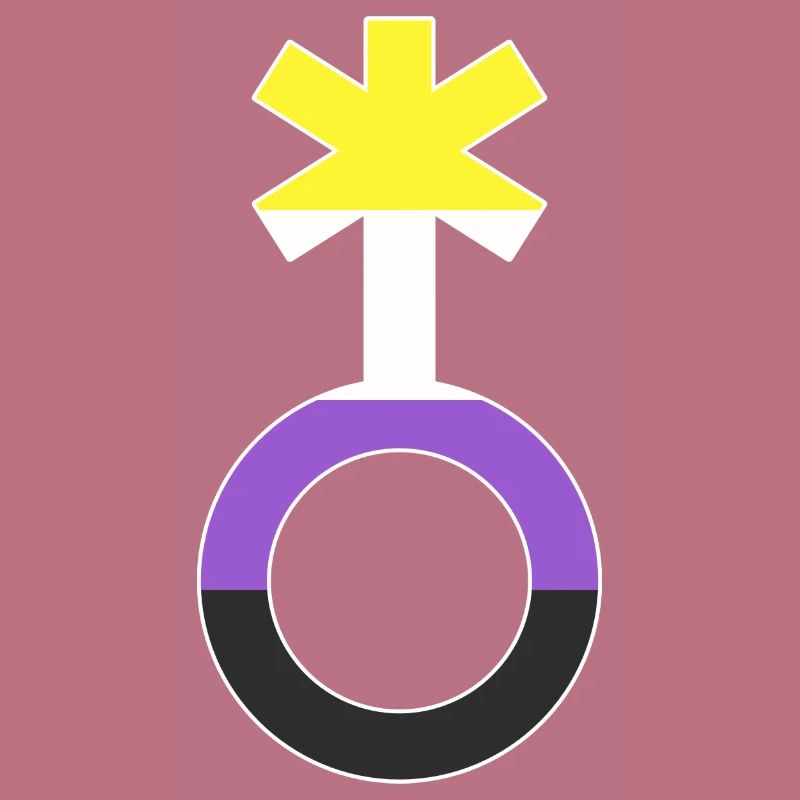 Nonbinary Gender Neutral Symbol Nonbinary