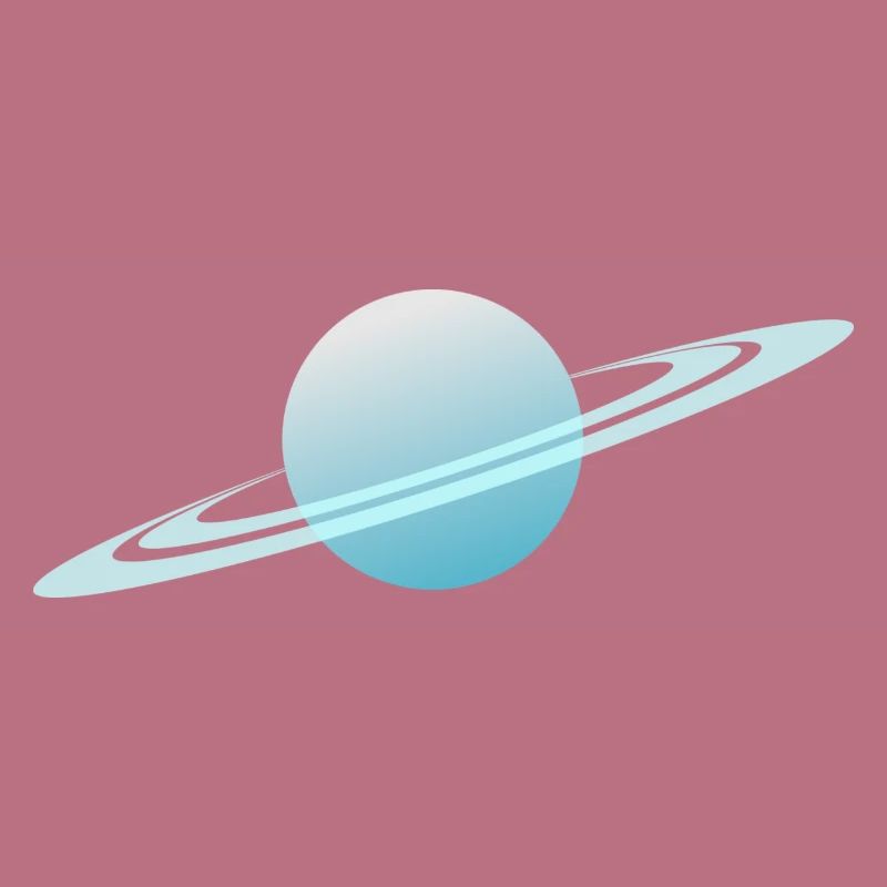 Uranus Planet cool illustration